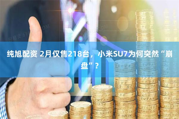 纯旭配资 2月仅售218台，小米SU7为何突然“崩盘”？