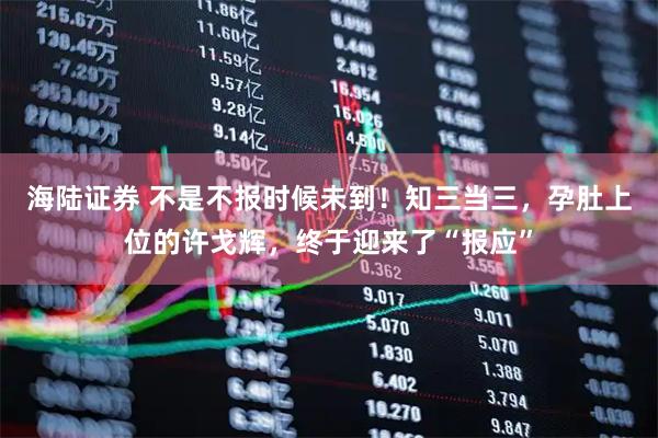 海陆证券 不是不报时候未到！知三当三，孕肚上位的许戈辉，终于迎来了“报应”