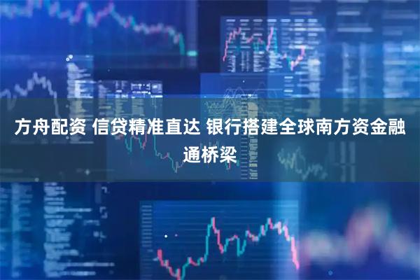 方舟配资 信贷精准直达 银行搭建全球南方资金融通桥梁