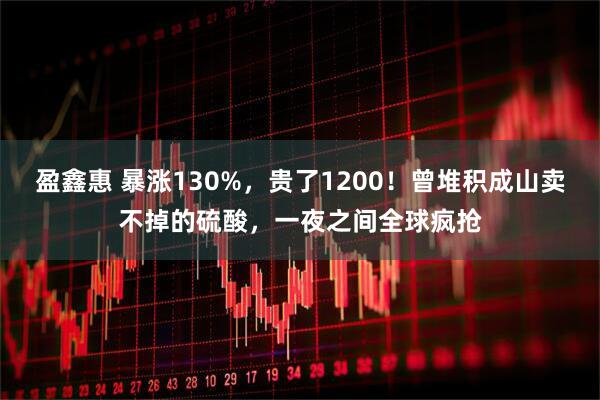盈鑫惠 暴涨130%，贵了1200！曾堆积成山卖不掉的硫酸，一夜之间全球疯抢