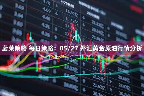 蔚莱策略 每日策略：05/27 外汇黄金原油行情分析
