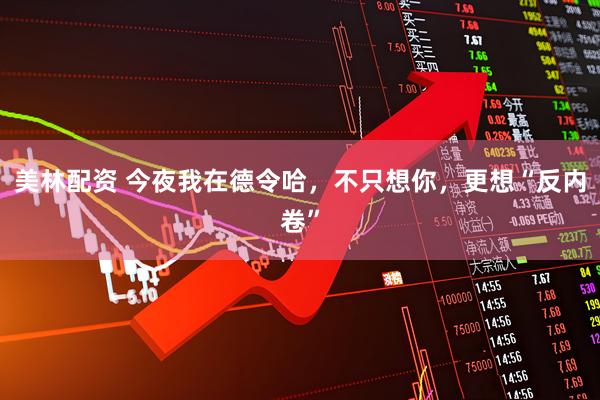 美林配资 今夜我在德令哈，不只想你，更想“反内卷”